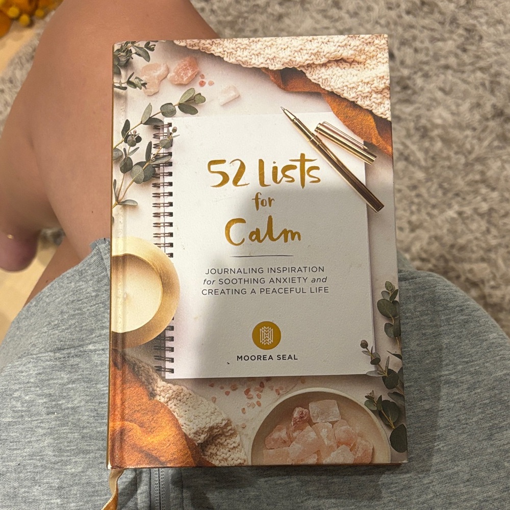 52 Lists for Calm Journal by Moorea Seal